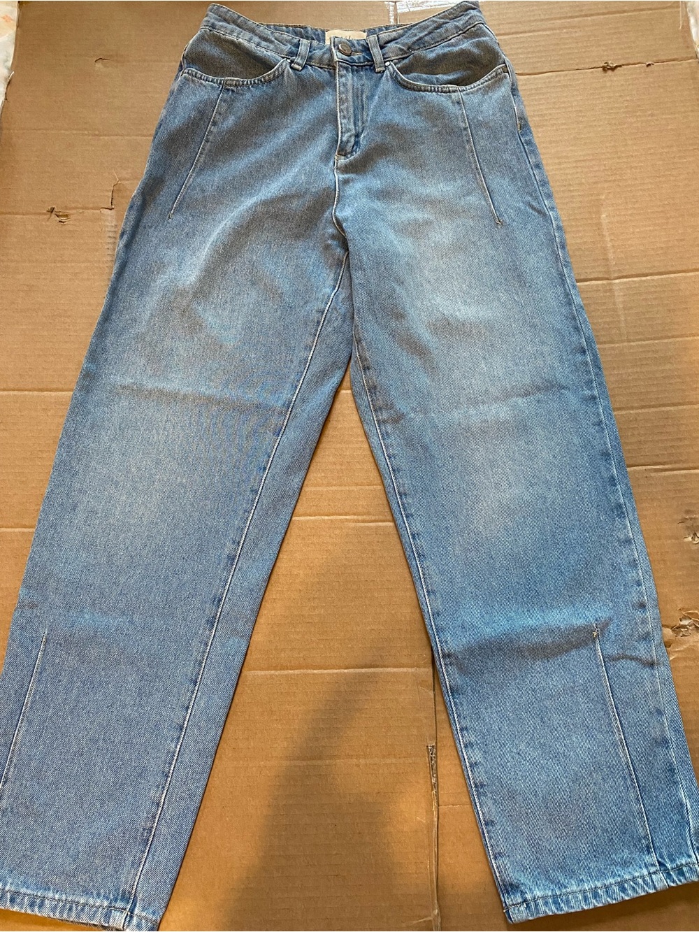 Relaxed Fit Women’s Denim Jeans - Blue
